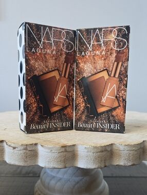Set Of 2 NARS Laguna Bronzer and Lipstick Duo - Tan and Brown